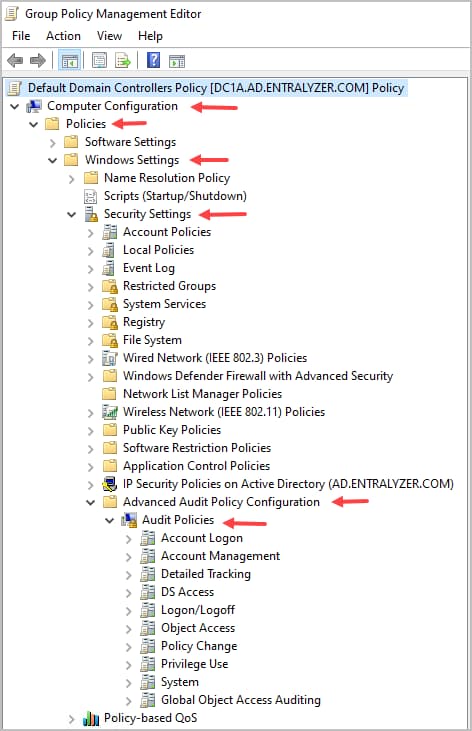 advanced audit policy configuration