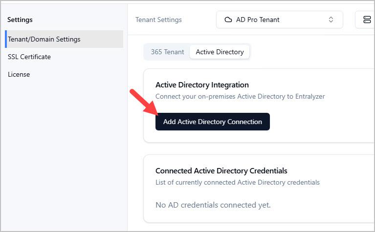 Add Active Directory Connection
