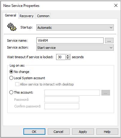 enable winrm service