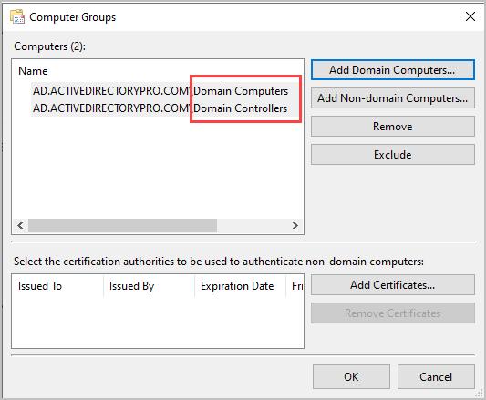 add domain computers